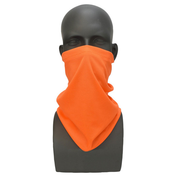 Case of 200 Radians Made in USA Hi Vis Orange Face Covering Neck Gaiter RAD-NGOBE-CASE Face Cover